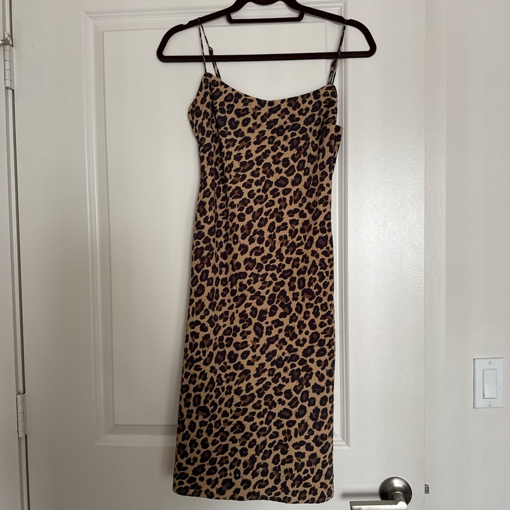 Abercrombie & Fitch Leopard Print Mini Dress